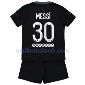 Maillot de Foot Paris Saint-Germain Lionel Messi 30 Troisième 2021-22 - Enfant
